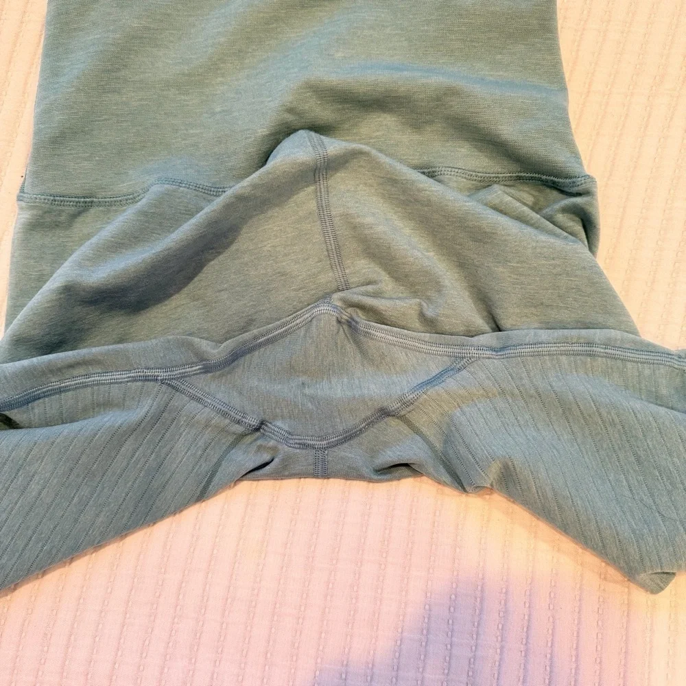 Alphalete Amplify Green Athletic Leggings High Waist Yoga Lifting Women's Size M